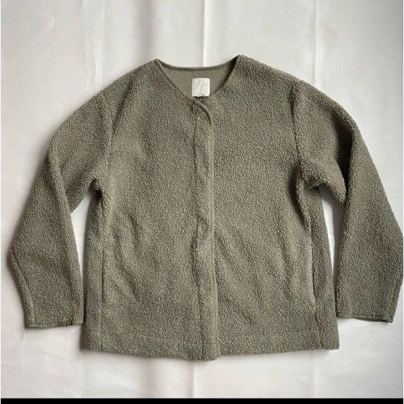 NWOT Joie Sage Green Teddy Jacket - Picture 6 of 13
